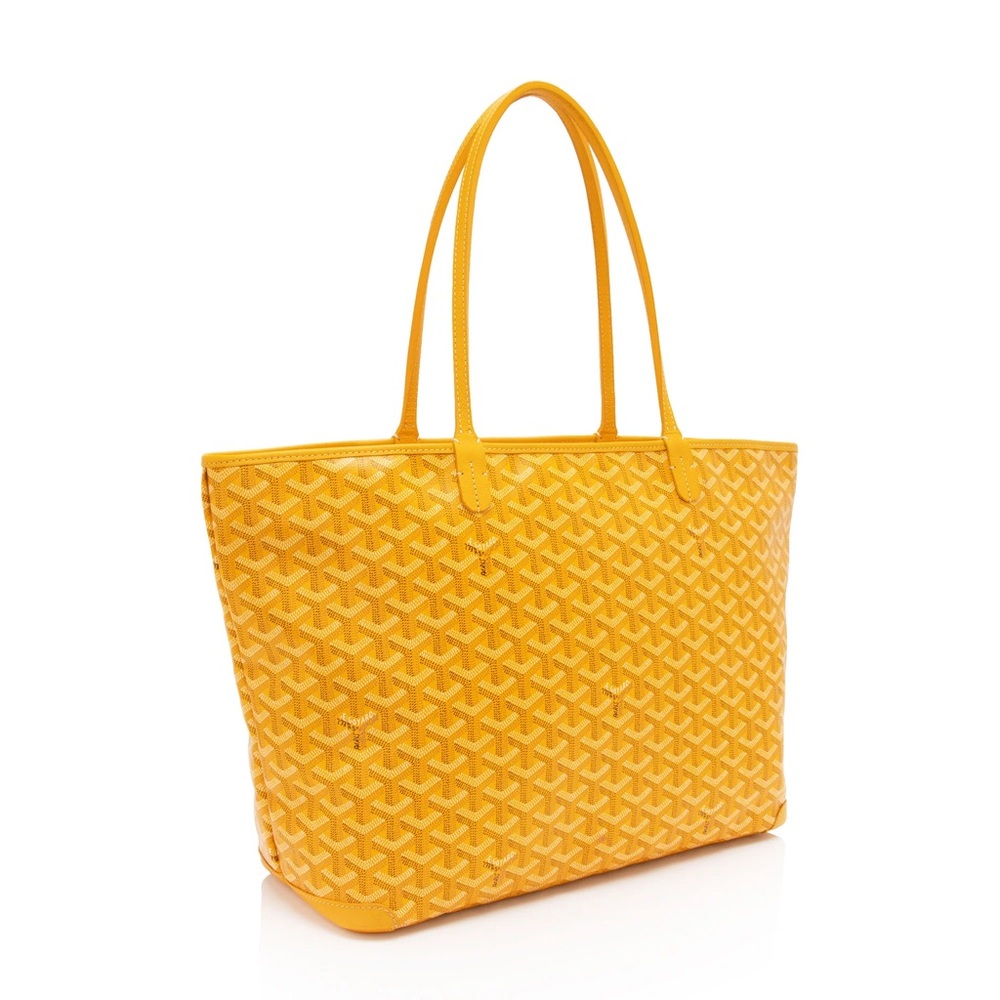 Yellow Goyard Tote Bag